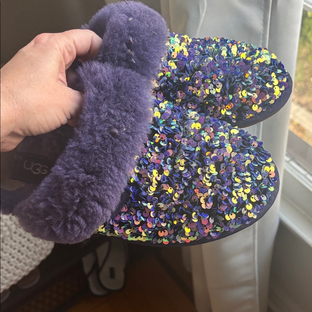 UGG Multicolor Sequin Slippers